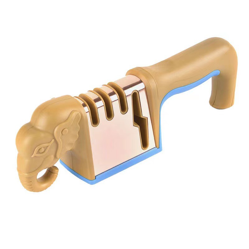 Fabricante de envío de elefante afilador artefacto afilador multifuncional cuchillo de piedra tijeras afilador varilla buena ayuda doméstica