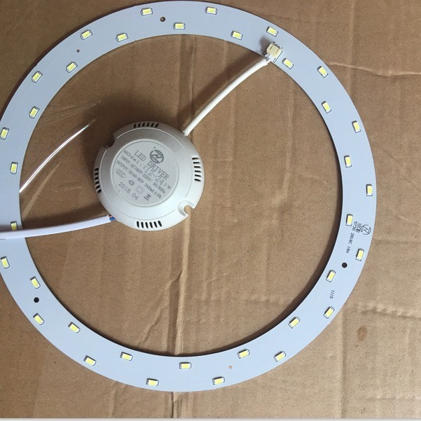 LED ラウンドシーリングランプ改修ボード暖かい光芯 5730 チップ光源改修ランプマグネット付き|undefined