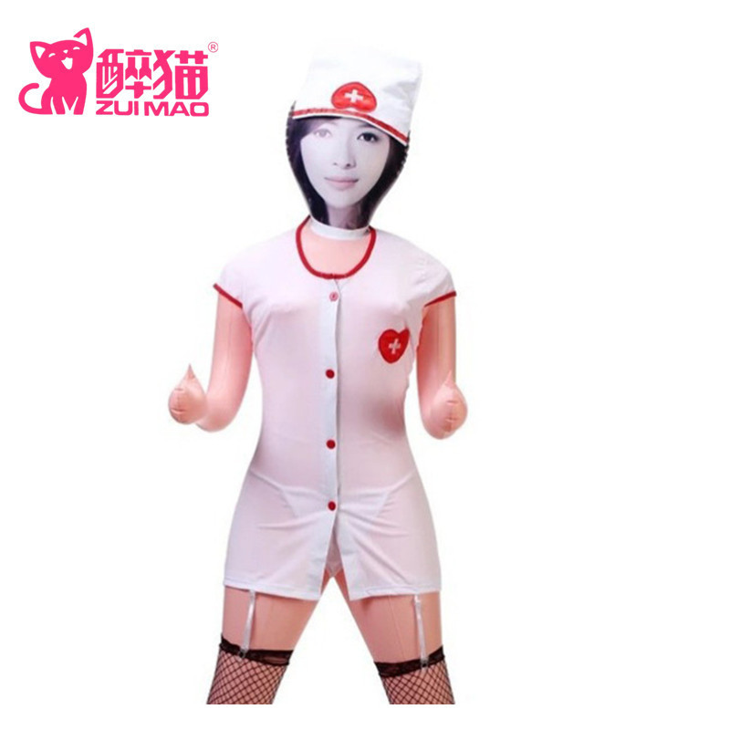Advanced New Style Inflatable Doll Men's Thickened Full Body Inflatable Painted Leather Doll Simulation Foldable Sex Supplies