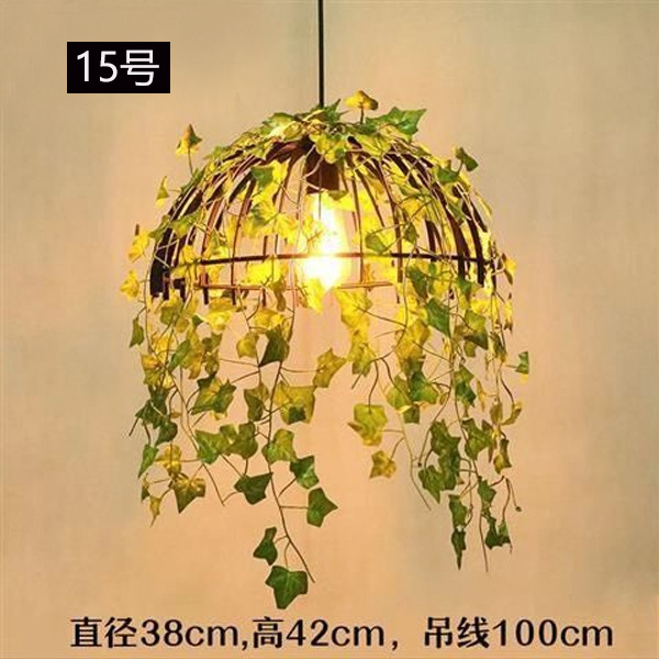 Lámpara Colgante Industrial para Plantas de Hierro Decorativa para Restaurante Bar y Cafetería