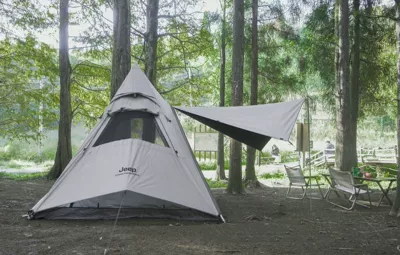 Factory Direct Sale Pyramid Tent Outdoor Rainproof Sunshade Camping Equipment Portable Foldable (Çadırlar)