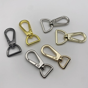 Wholesale donkey brand L bag with v dog buckle Daphne metal hook buckle handbag hook buckle hardware accessories zinc alloy plate buckle