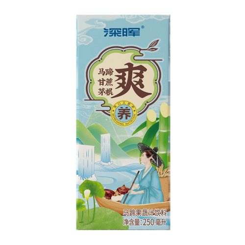 Deephui Beverage Fruit and Vegetable Juice Winter Melon Coix Seed Water Chestnut Refreshment and Chinese Ivy Sugarcane Juice Bulk Wholesale 250ml*24 Boxes