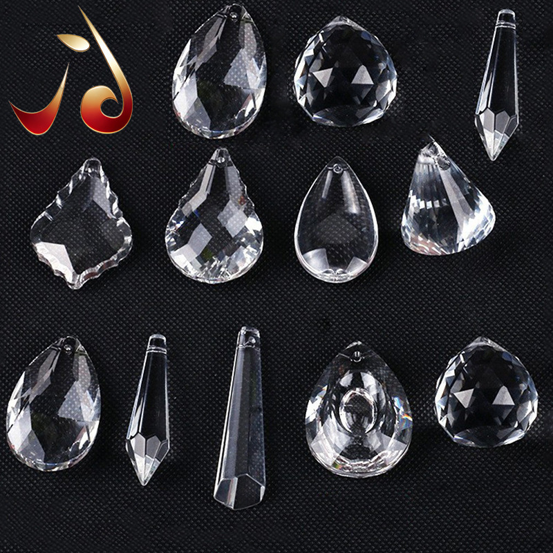 Crystal Bead Curtain Door Curtain Pendant Crystal Lamp Pendant Glass Long Eye Beads Wedding Crystal Pendant DIY Bead Material