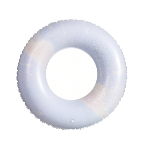 Creative meteoric sparkling swim ring wholesale, Instagram-style, popular thick inflatable life jacket, children's swimming equipment
