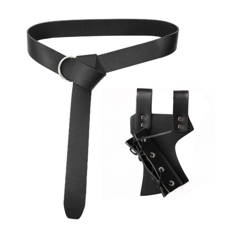 검은색 실꿰기 검집 + 허리띠