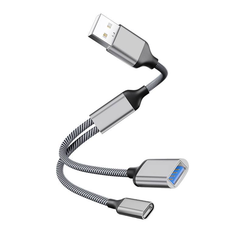 Type-c マルチポート エクステンダー U ディスク マウス ハブ ラップトップ延長ケーブル 拡張ドック アダプター|undefined