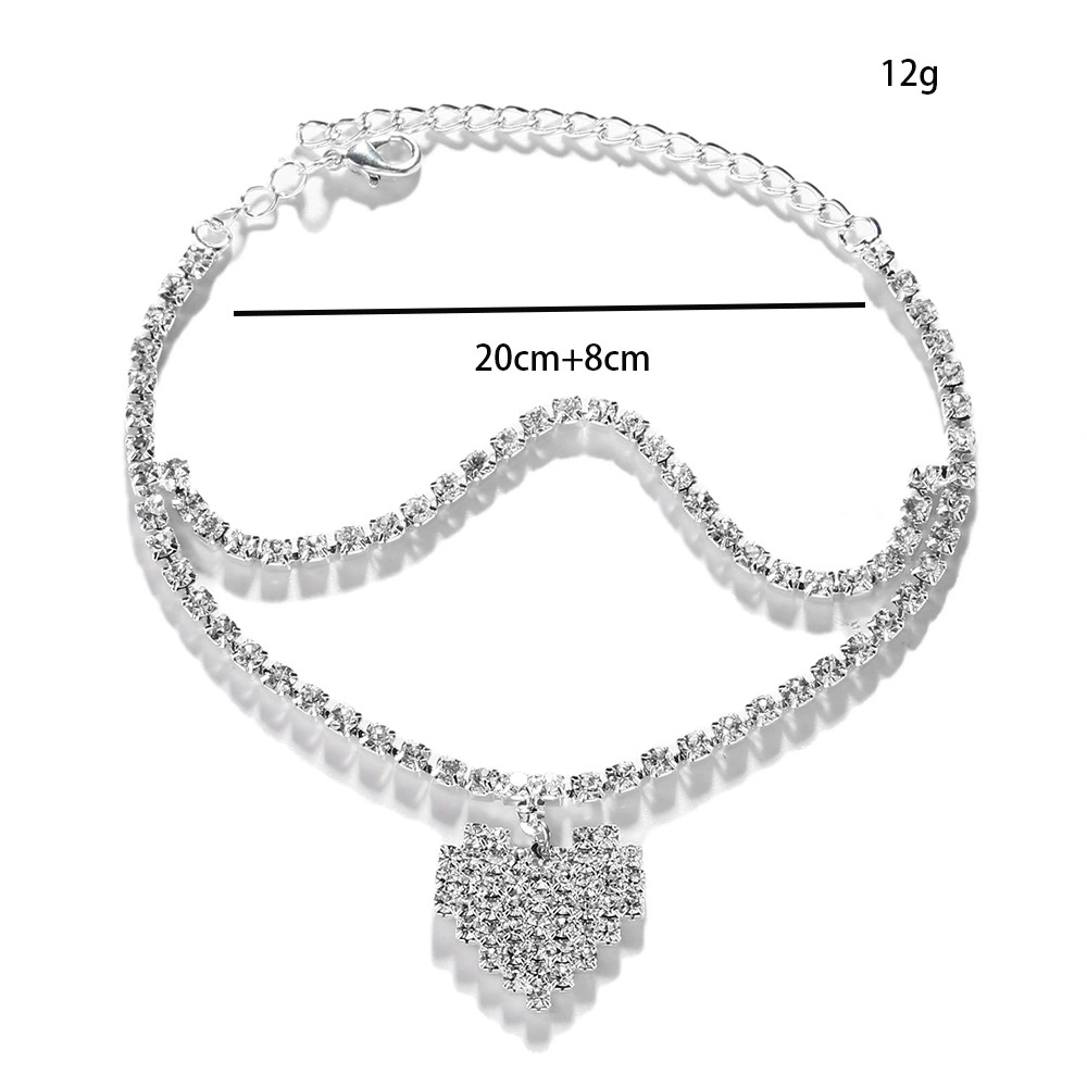 Браслет на щиколотку beach, модный аксессуар, diamond инкрустированный
