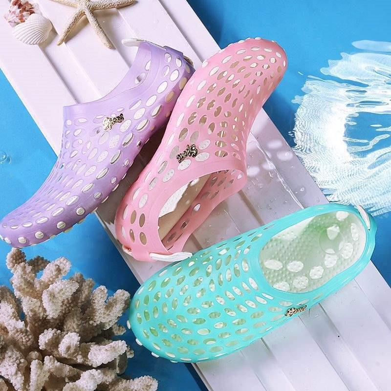 Croc Shoes for Women and Men, Summer Slippers, Non-Slip Sandals, Breathable Casual Beach Shoes, Outdoor Shoes, Wading Shoes, Fishing Shoes