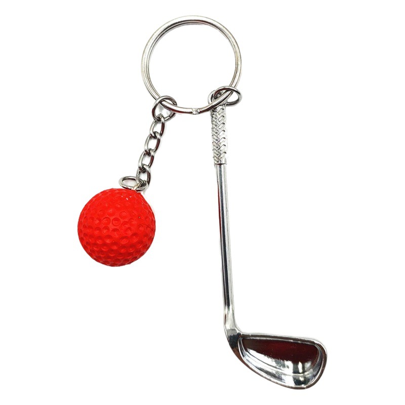Mini simulación traje de golf llavero colgante adornos deportivos ventiladores pequeños regalos transfronterizos
