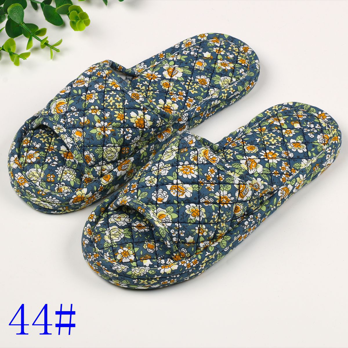 여성용 3겹 꽃무늬 천 44