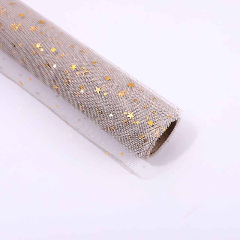 Diosa Festival de malla estrella Luna hilo estrella hilo Lollipop bouquet DIY bolsa flor papel forma hilo flor embalaje al por mayor