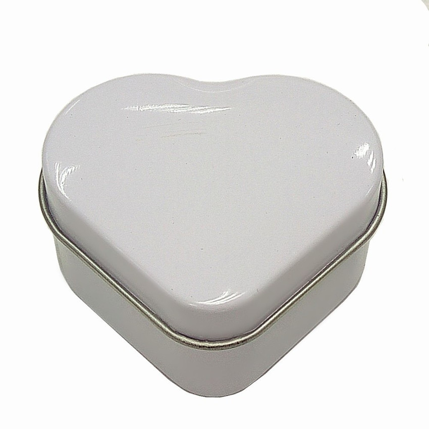 马口铁心形罐 两片罐 异形罐 精美礼品罐 小礼盒促销