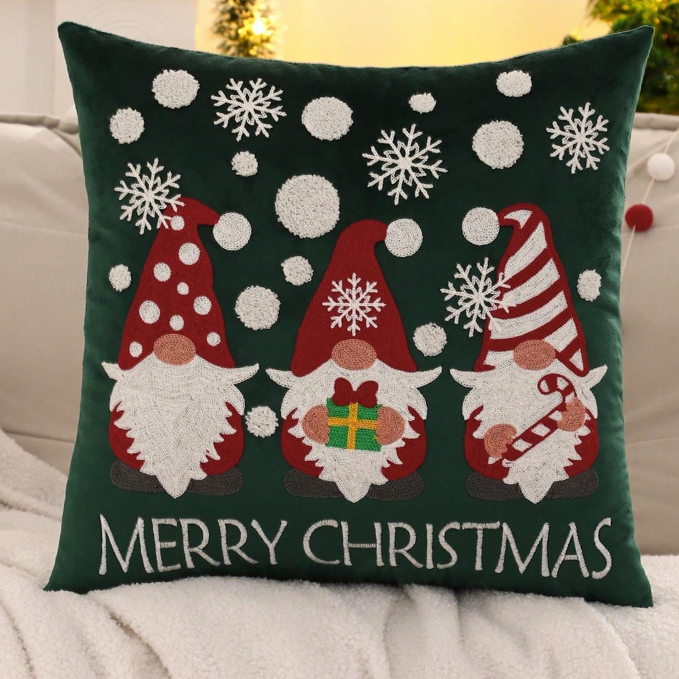 Comercio exterior transfronterizo explosión de Navidad Santa Claus cubre almohada de copo de nieve Amazon AliExpress una generación de productos encontrados