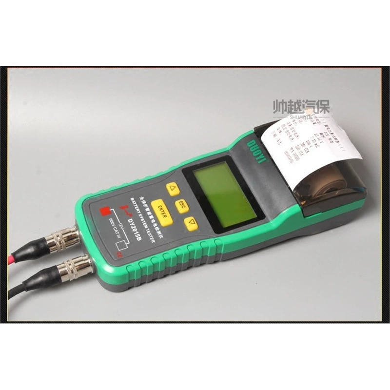 Дополнительный Автомобильный детектор батареи Срок службы аккумулятора DY2015B с функцией печати