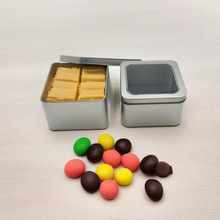 现货批发软糖慕斯蛋糕包装盒正方形马口铁盒千层蛋糕巧克力包装盒