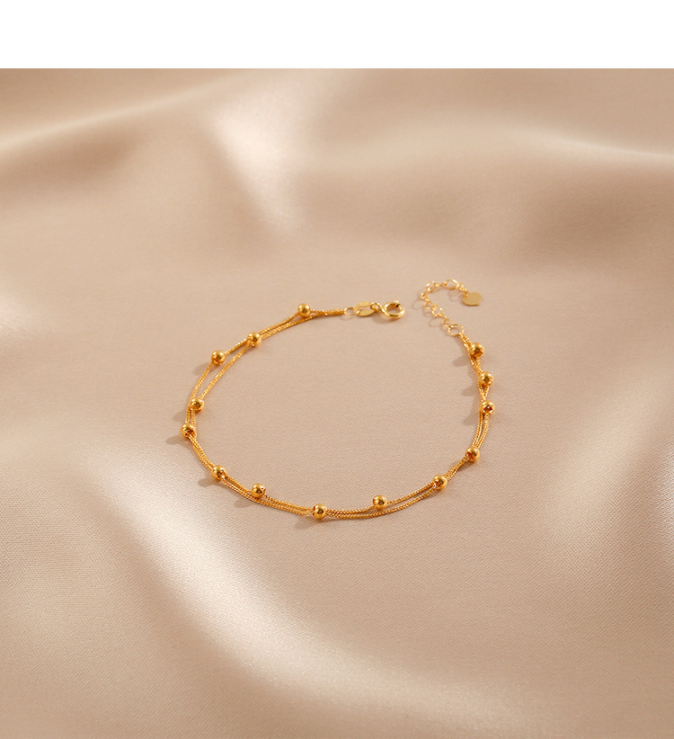 Geometric, Solid Color Pattern Women's Gender Simple Style Geometric Solid Color Titanium Steel Plating 18k Gold Plated Bracelets