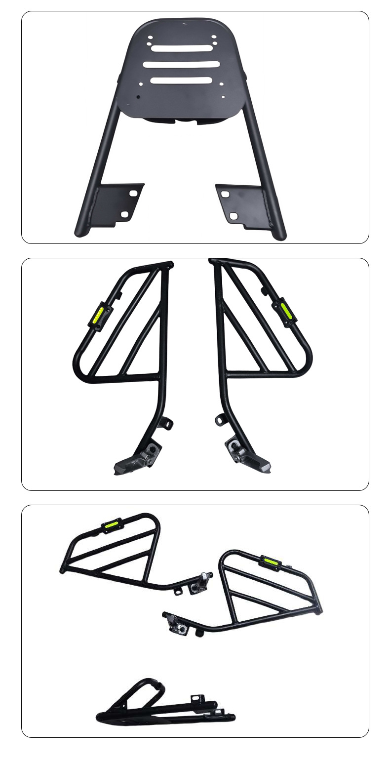 Electric vehicle crash bars are suitable for Ninebot MzMIX/NzMIX, protective bars, rear rack accessories, anti-fall and wear-resistant