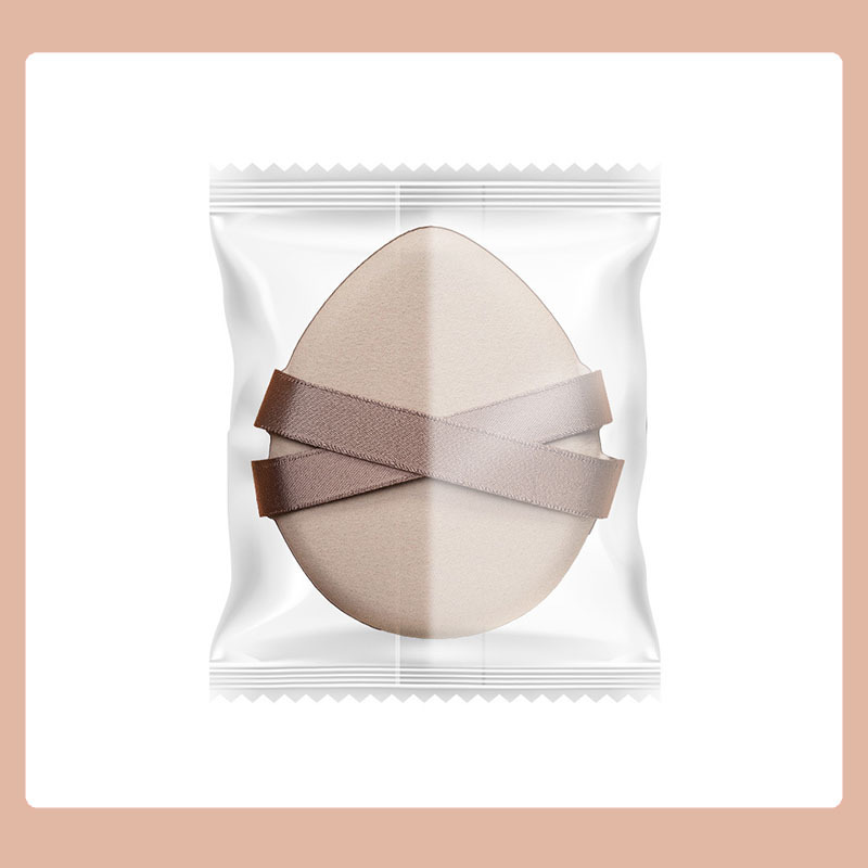 Albuje de polvo grueso de doble cinta, doble uso húmedo y seco, parche de maquillaje súper suave, no es fácil de comer, maquillaje de belleza portátil, cojín de aire de yema de huevo