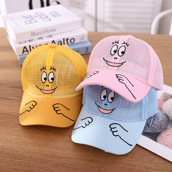 Children's thin summer baseball cap