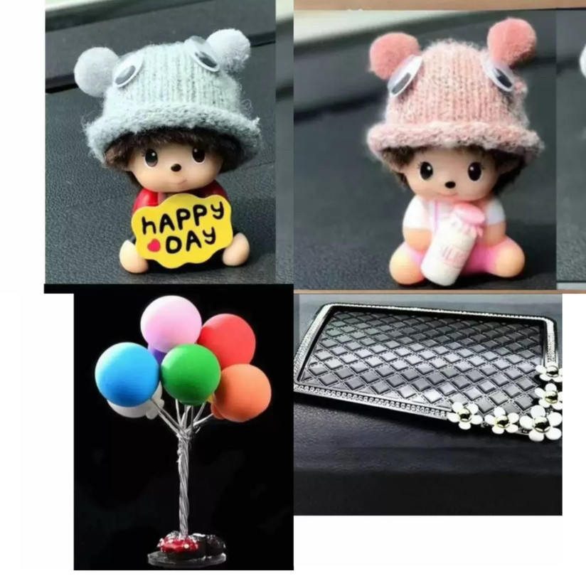 Decoraciones de automóviles en línea muñecas lindas decoraciones de automóviles accesorios de automóviles en línea dibujos animados de plástico femenino belleza de la noche