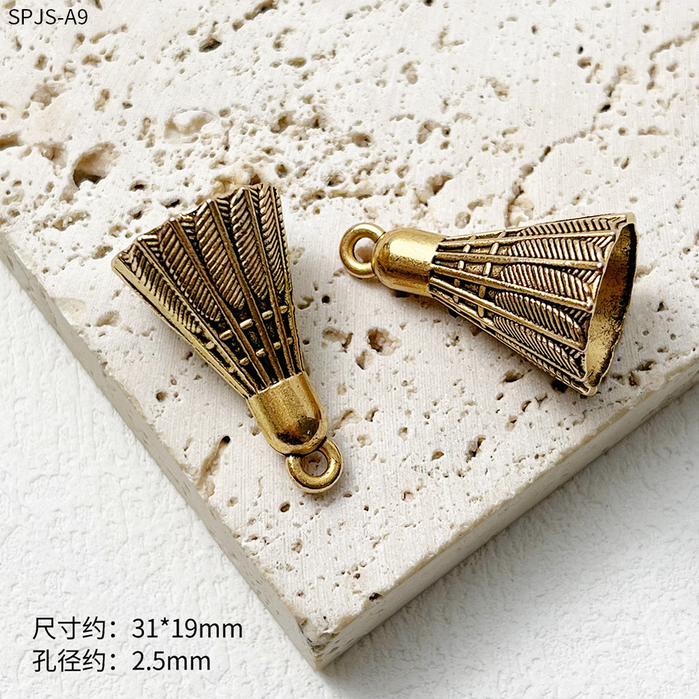 [고대 매트 골드* 배드민턴 펜던트] 1개 K-6197