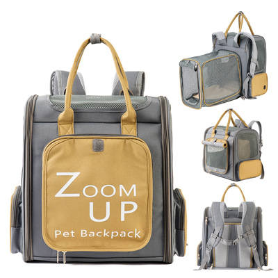 Amazon go out Portable pet knapsack Expand Shoulders knapsack Kitty Supplies Oxford Pet package Shoulders