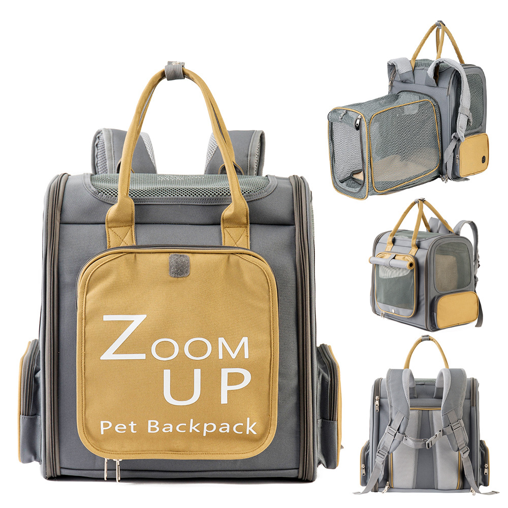 Amazon go out Portable pet knapsack Expand Shoulders knapsack Kitty Supplies Oxford Pet package Shoulders