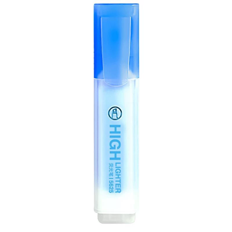 Маркер с клиновидной крупной головкой Highlighter (Deli), многоцветный набор, быстрая сушка чернил