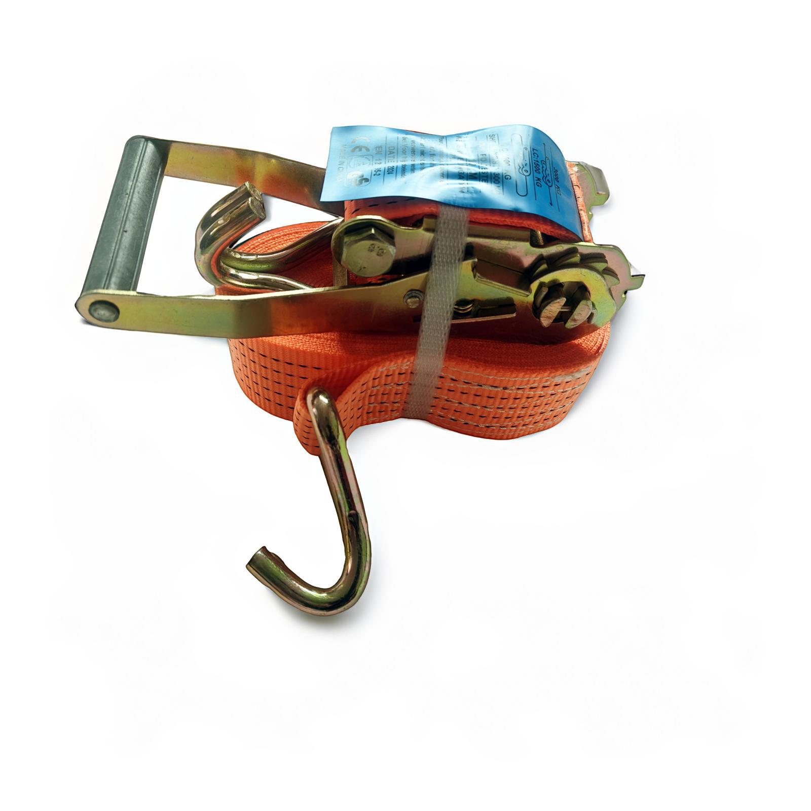 加厚棘轮绑带5吨10米 镀锌防锈卡车固定带 帆布货车 重货运