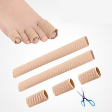 手指保护套脚趾套纤维硅胶矫正透气脚趾防磨手指套防痛分趾保护套