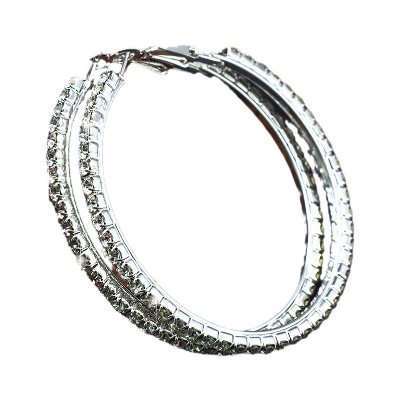 hot selling fabriek directe verkoop modieuze eenvoudige diamanten grote creolen voor vrouwen Koreaanse versie van internet beroemdheid overdreven oorbellen_voghion.com