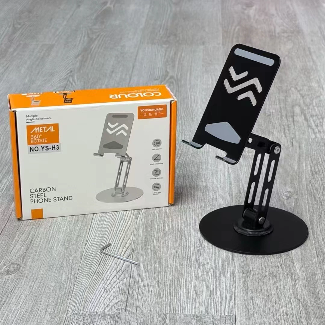 Foldable stand для мобильного телефона/планшета из алюминиевого сплава, удобная подъемная подставка, ленивый настольный диск, телескопическая доска для лайв-трансляций