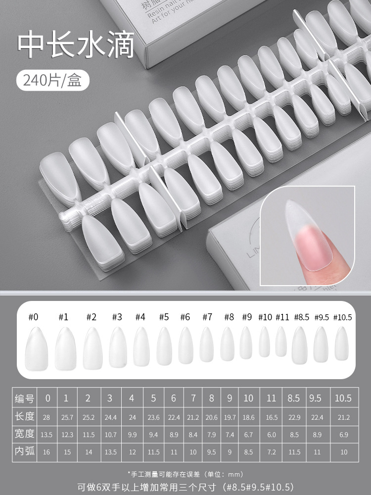 Gota de agua de longitud media