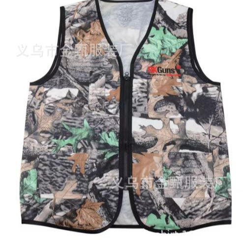 Multi Pocket Vest Mountain Hunting Vest Jungle Bionic Camouflage plus size Outdoor Vest
