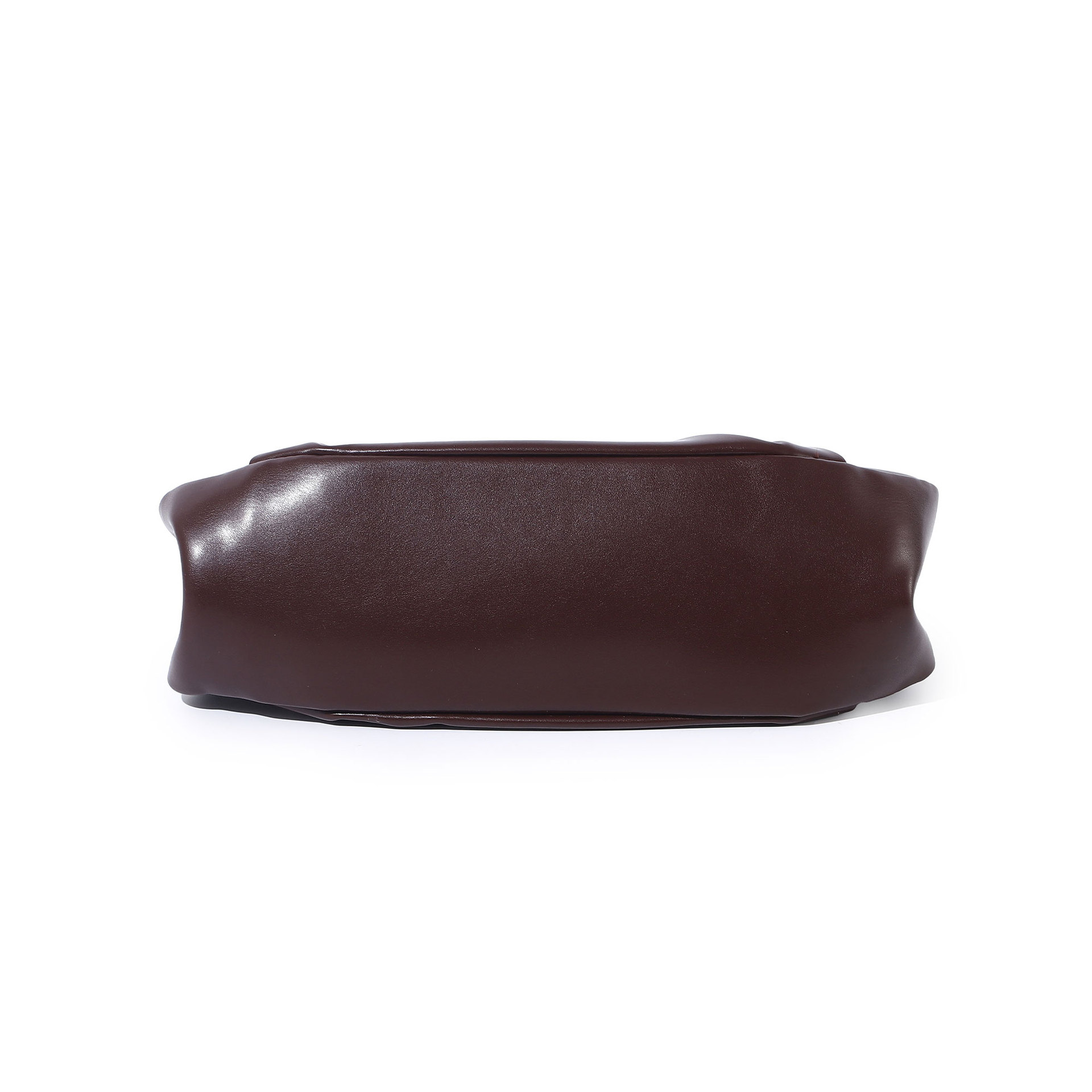 Plissierte Abendtasche Aus Weichem Leder Als Umhängetasche Damen_voghion.com