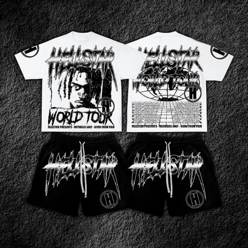 2026 verano 3D creativo impresión digital de cuello redondo camiseta set de pantalones cortos