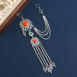 发夹;耳环;胸饰