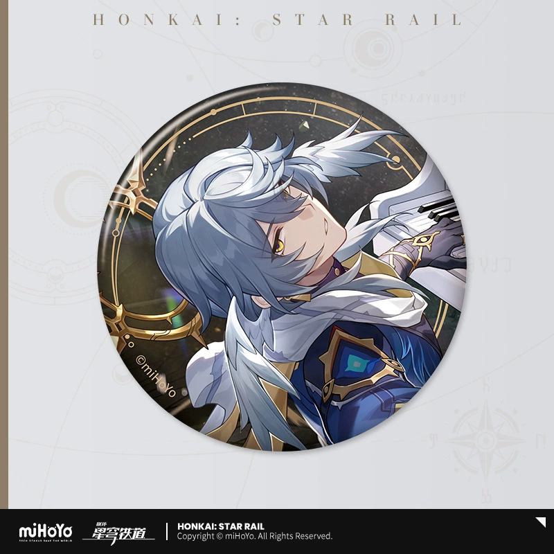 Коллекционный значок (Honkai: Star Rail) — персонаж, цветной картон на подложке, одиночный