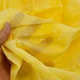 处理 多色多款亚麻提花褶皱印花布头 时装汉服连衣裙服装布料