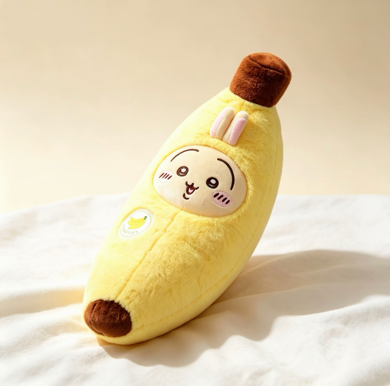 Banana-shaped plush toy, cute cartoon pillow, creative fruit doll decoration gift