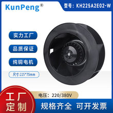 工厂定制225A2E02后倾式离心风机气制水机鼓风机涡轮离心散热风扇