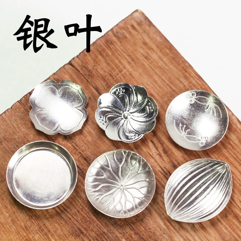 999 Серебряный лист специя блюдо тарелка для специй огонь пустой копченая микросхема слюды поставки благовония инструменты и Инструменты Наборы благовоний
