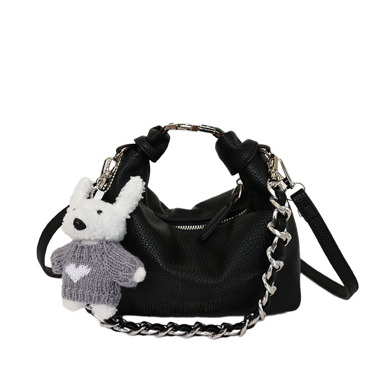 Korean Style Designer Damentasche Mit Kette Macaron Umhängetasche_voghion.com