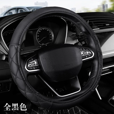 Seat cushion, seat cover – Supply, Direct Price from the Manufacturer - pure-black-steering-wheel-cover