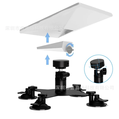 Cross-border applicable Mini Roof rack - suction-cup-mount-adapter