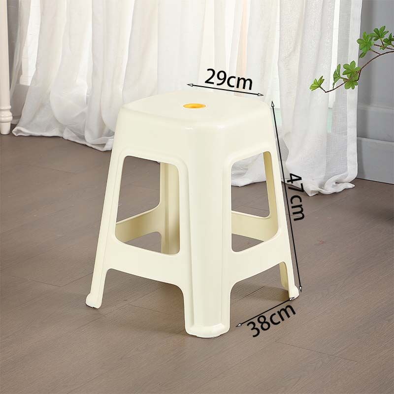 Taburetes de plástico grueso, taburetes altos para adultos, taburetes de comedor para adultos, taburetes de comedor resistentes, taburetes de goma cocinada, taburetes de comedor