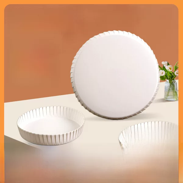 Spot Whiteboard Disposable Cup Lid Paper Hotel B&B Restaurant Manicure Tea House Disposable Paper Cup Lid