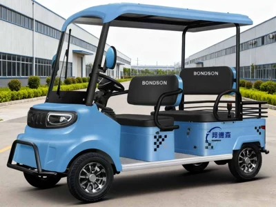 New Model M8 Double-Row Four-Seater Four-Wheel Sightseeing Vehicle for Property Management, Real Estate, Reception, and Airport Use (Elektrikli qolf avtomobilləri) - deposit