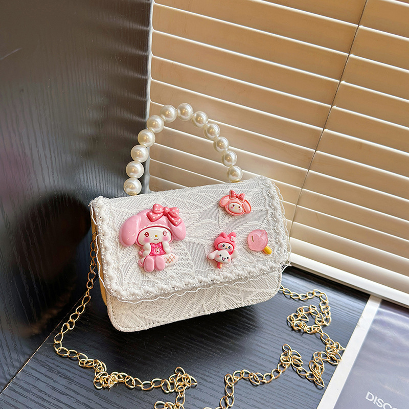 Nuevo niño Kulomi bolso de hombro de moda pequeño viento fragante bolso de niña para salir bolso de hombro coreano universal